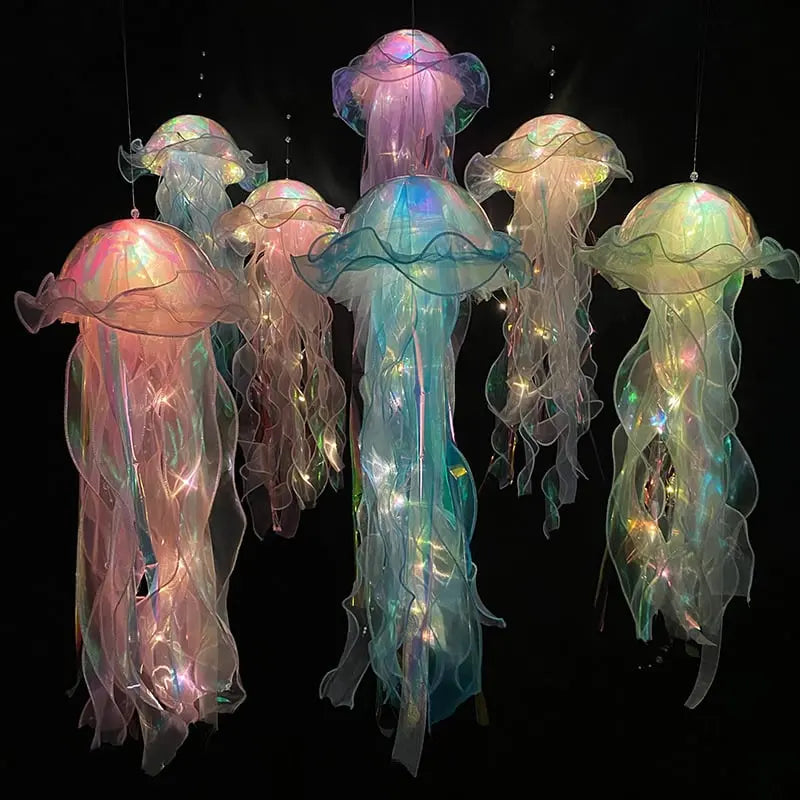 Luminescent Jellyfish Accent Lamp for Ambient Atmosphere