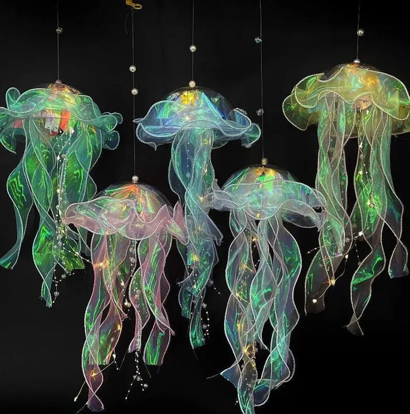 Luminescent Jellyfish Accent Lamp for Ambient Atmosphere