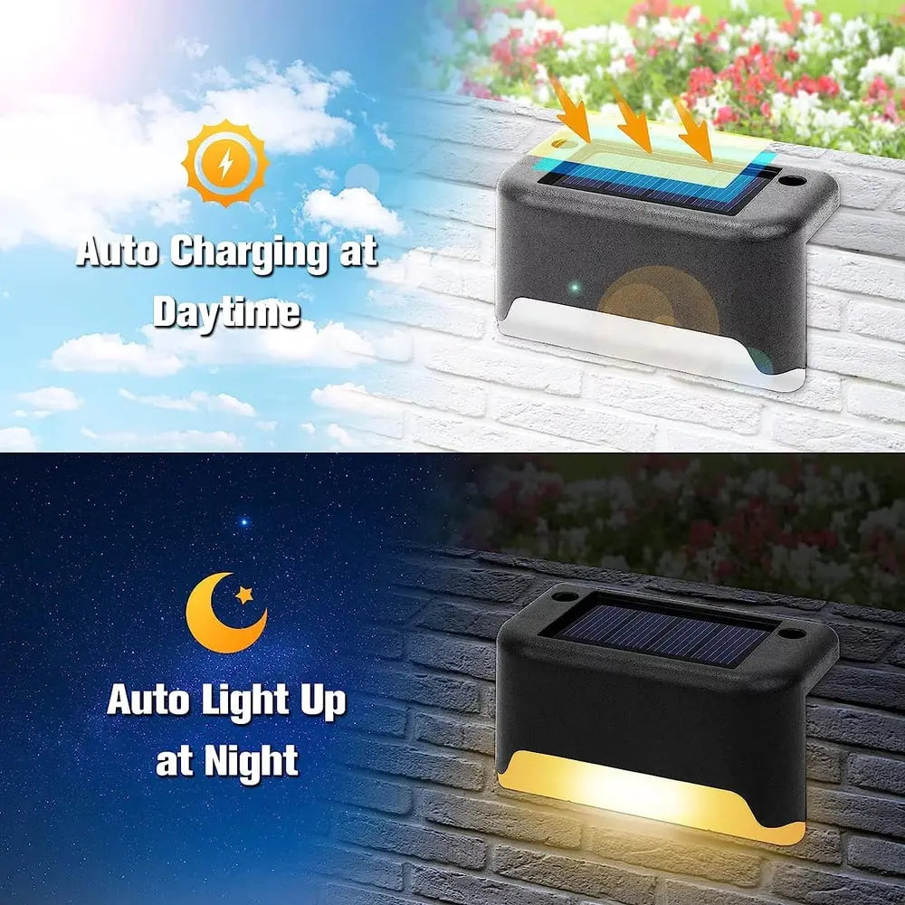 Solar Stair Lights – Automatic Exterior Illumination