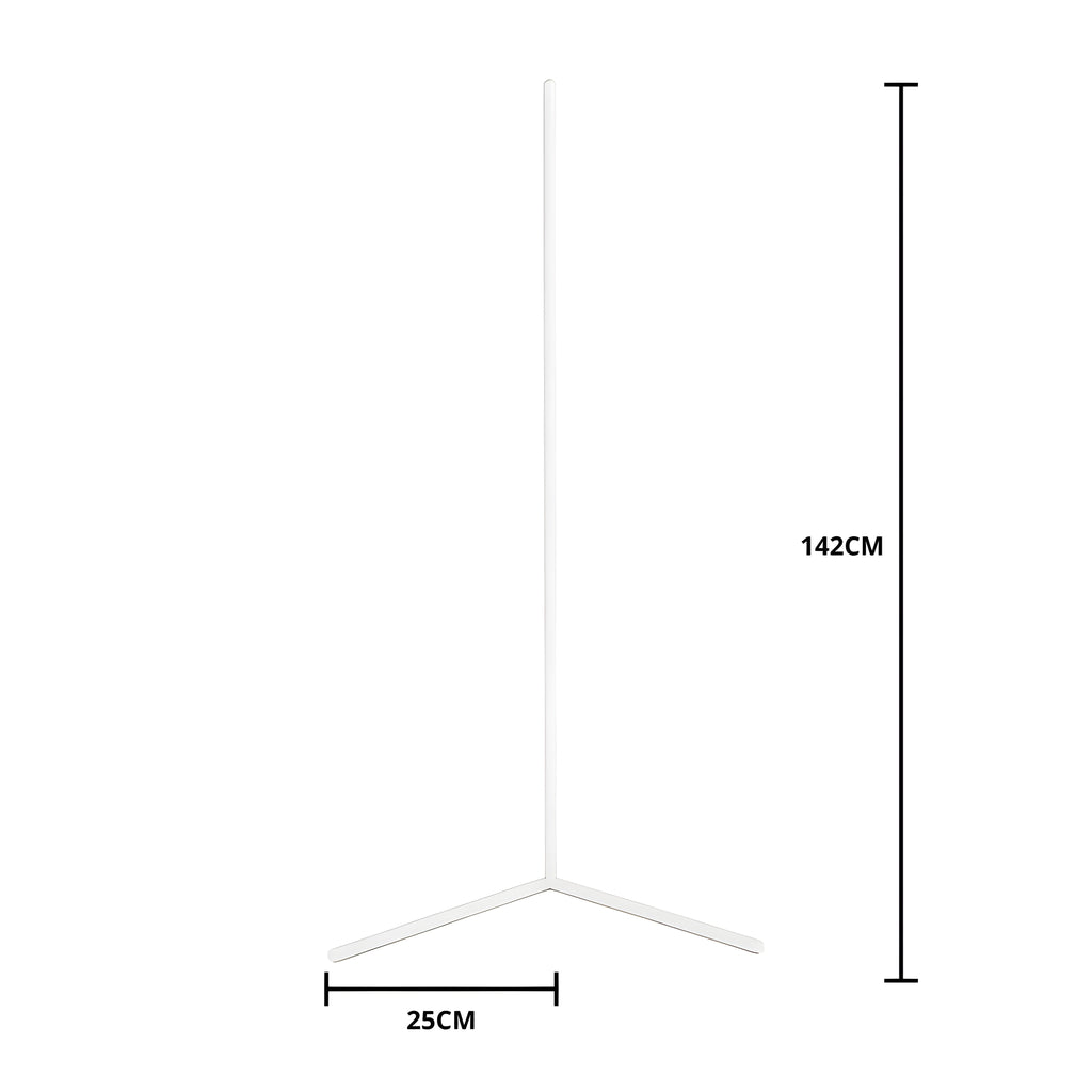 Adjustable LED Corner Floor Lamp with Remote Control
