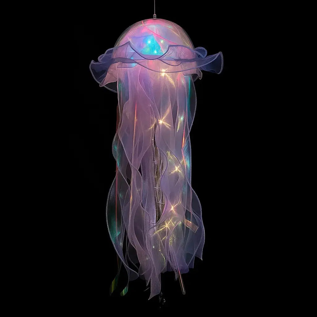 Luminescent Jellyfish Accent Lamp for Ambient Atmosphere