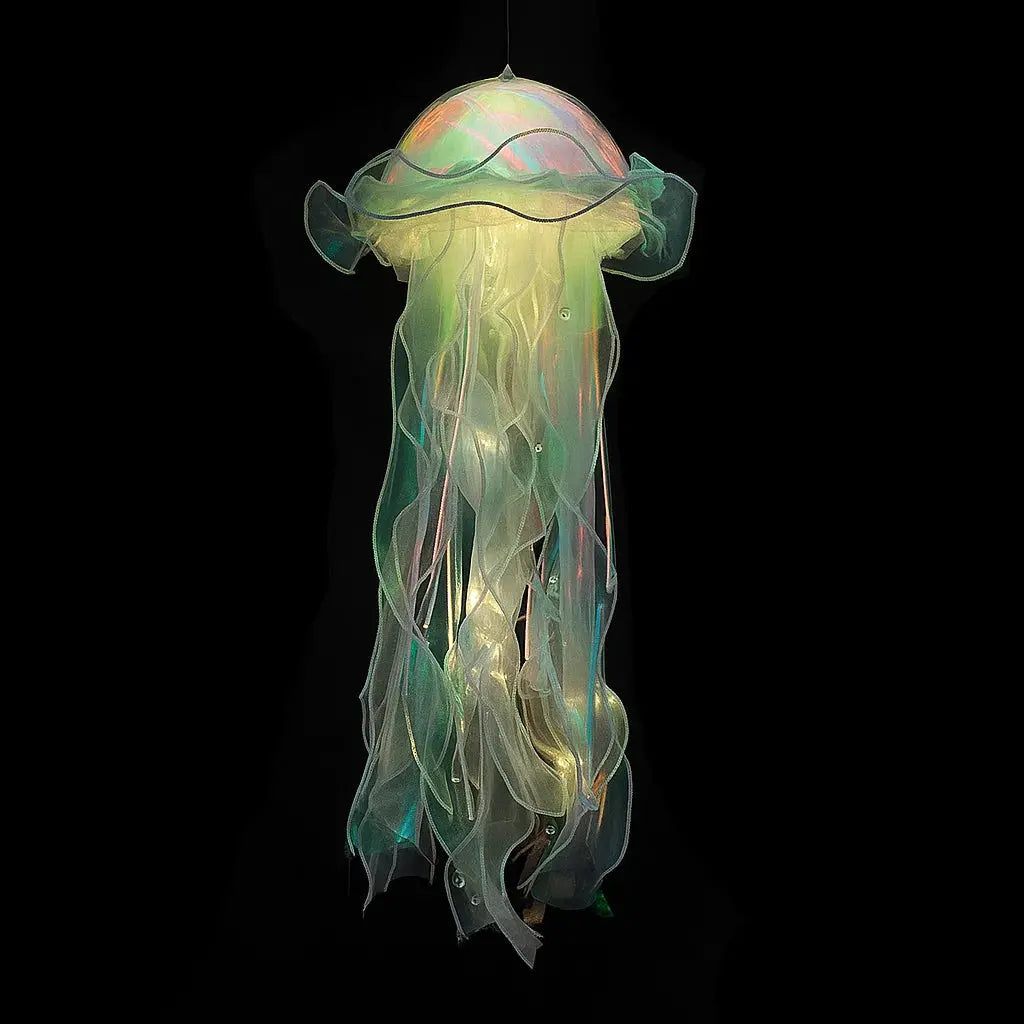 Luminescent Jellyfish Accent Lamp for Ambient Atmosphere