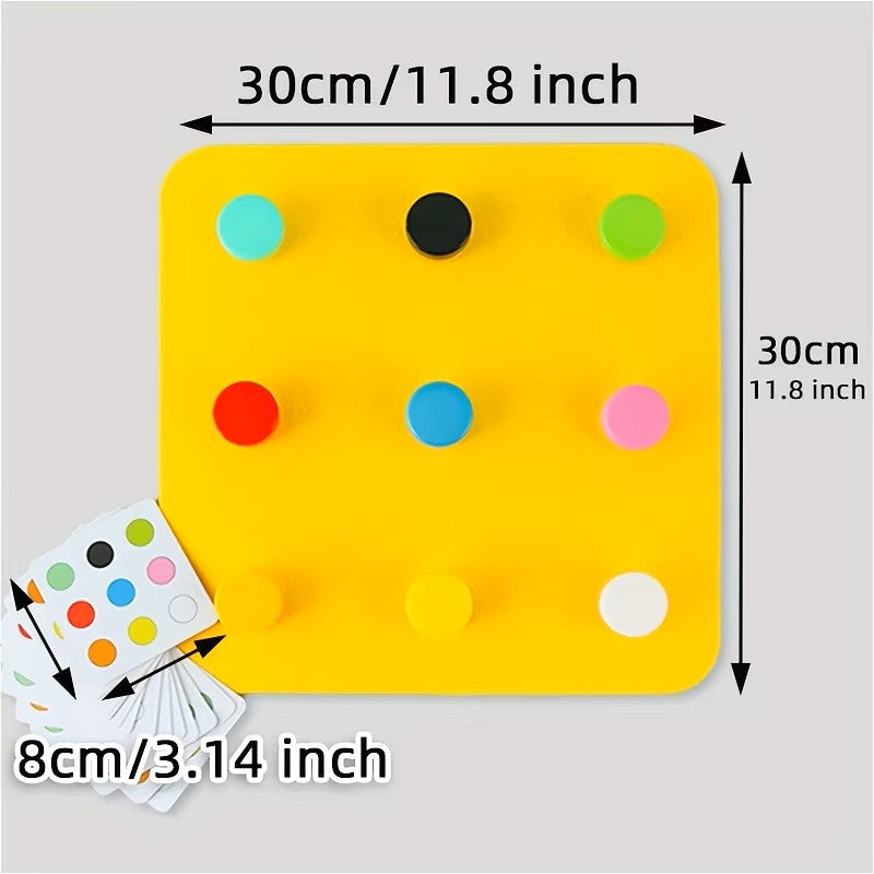 1-Set Felt Color Matching Toy – Soft Montessori Educational Matching Game for Toddlers