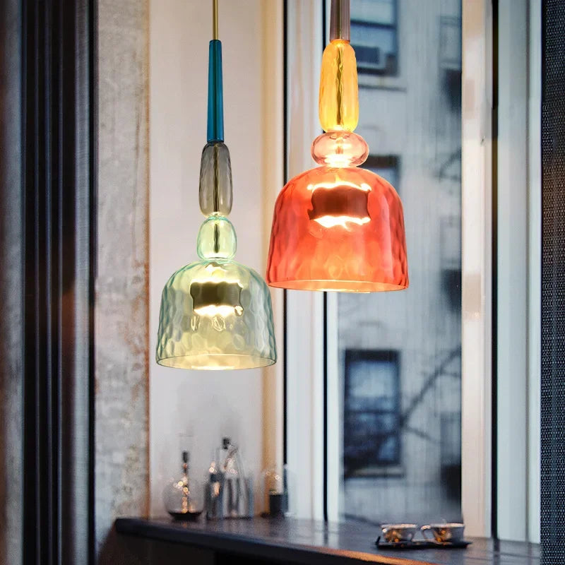 Adjustable Suspension Colorful Hanging Lamp Pendant