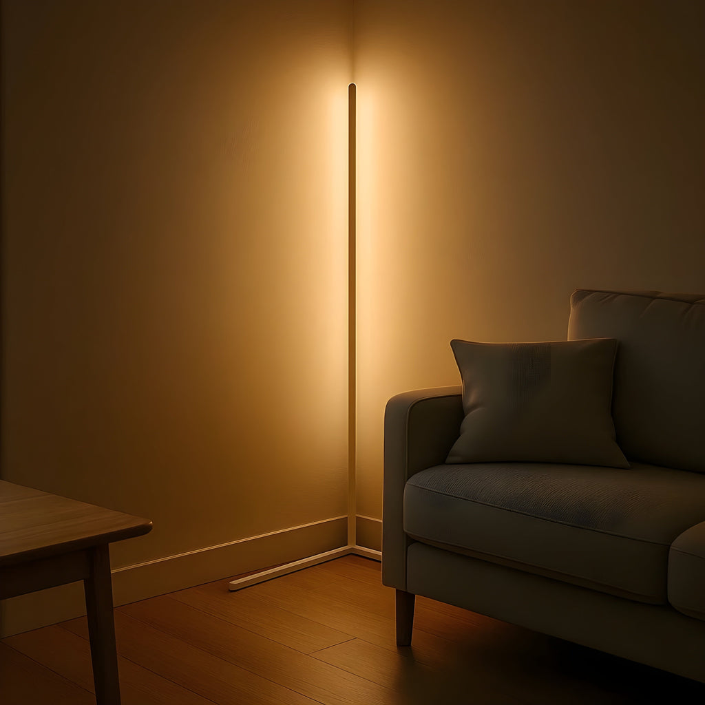 Adjustable LED Corner Floor Lamp with Remote Control